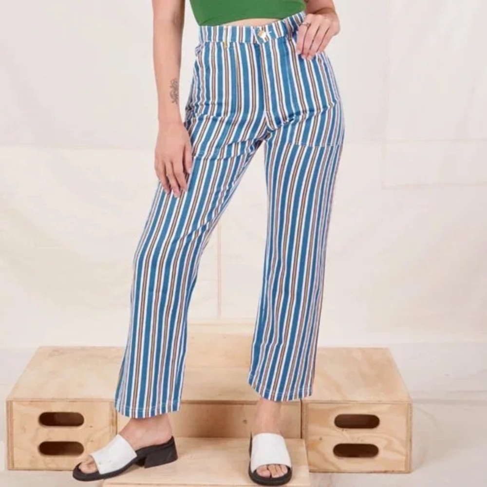 big bud press striped workwear pants